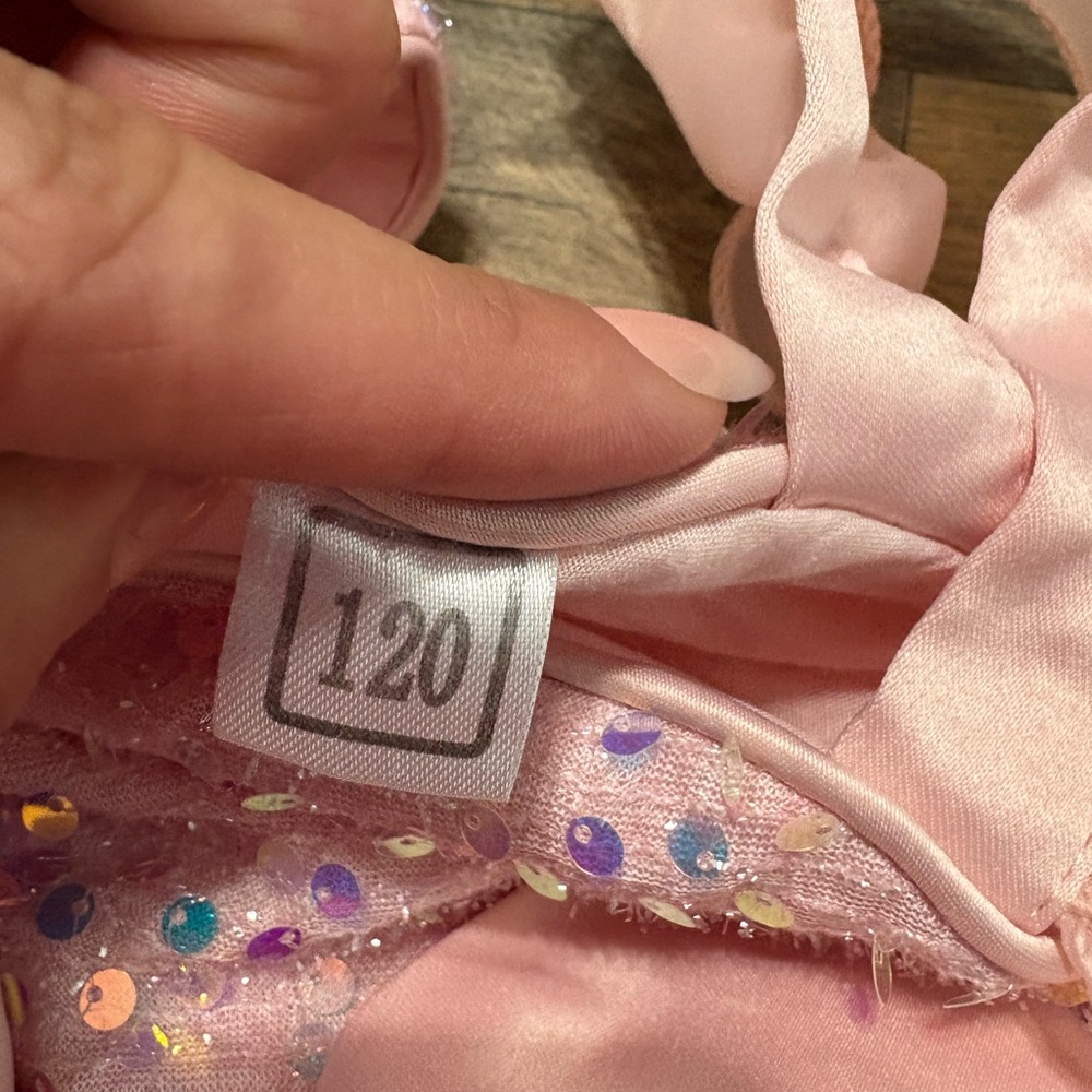 Pink Ruffled Kids Pageant Dress - Picture 2 of 5